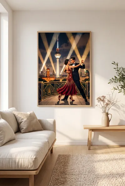 Interieurvoorbeeld: Berlijn: tango van de gouden nacht