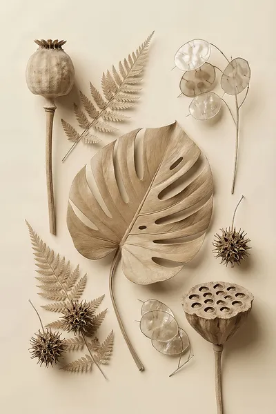 Wandkunst: Botanische symmetrie