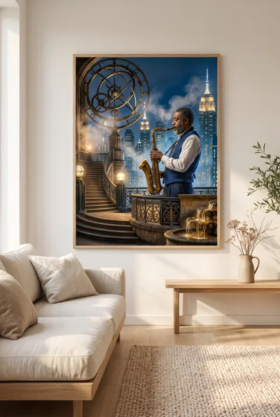 Interieurvoorbeeld: De saxofoon en de tijd