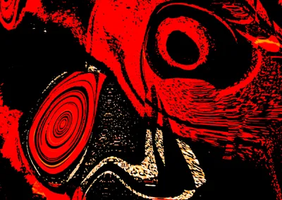 Wandkunst: Paranoïde