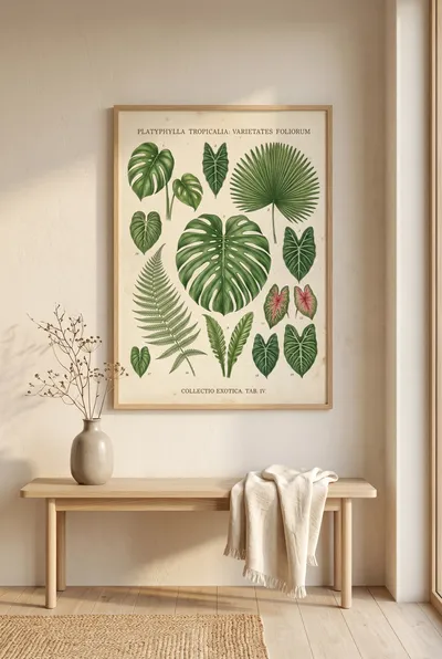 Interieurvoorbeeld: Tropisch herbarium